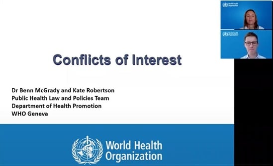 Webinar-Conflicts of interest