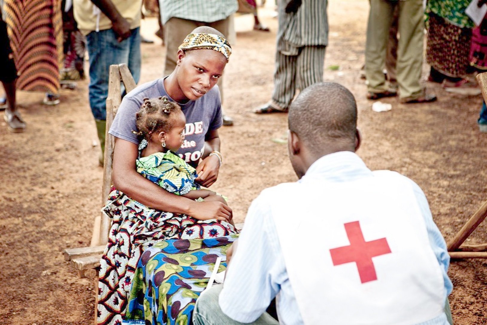 A Human African Trypanosomiasis  mobile unit in Côte d’Ivoire.