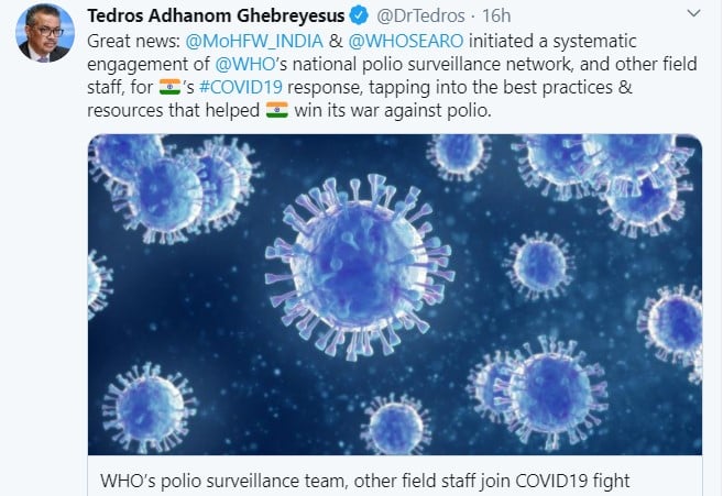 A screen shot of a social media post Description generated with high confidence